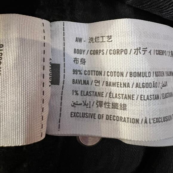 Abercrombie & Fitch Jean Shorts Womens 28 /6 High Rise Mom Black Cut Off Raw Hem - Picture 4 of 8